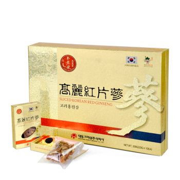 Hồng Sâm Củ Khô Thái Lát Daedong Korean Red Ginseng Sliced