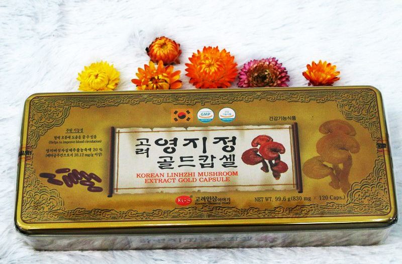 Viên linh chi Hàn Quốc đang là sản phẩm rất hot trên thị trường 